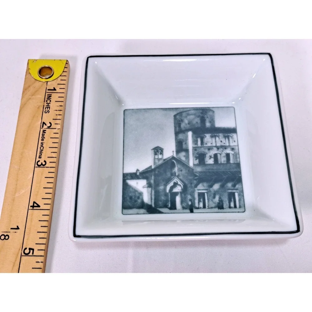 Hotel Brunelleschi Firenze Porcellana Vera Trinket Dish‎ Italy Torre Pagliazza